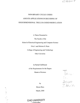 Non-Binary Cyclic Codes and Its Applications in Decoding of High Dimensional Trellis-Coded Modulation