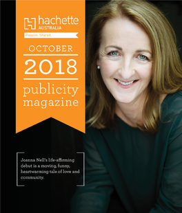 Hachette Australia October 2018 Publicity Magazine.Pdf