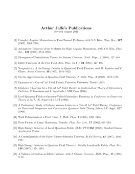 A List of Publications in PDF Format (Revised 2021)
