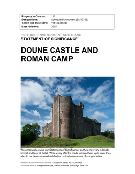 Doune Castle and Roman Camp