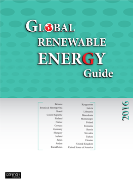 GLOBAL RENEWABLE Guide GLOBAL RENEWABLE