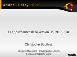 Ubuntu Party 10.10