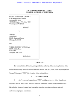 Download US V. Aon Complaint.Pdf