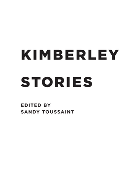 Stories KIMBERLEY STORIES