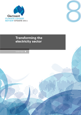 Transforming the Electricity Sector