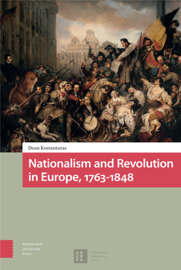 Nationalism and Revolution in Europe, 1763-1848 Revolution Europe, in and Nationalism