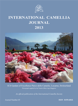 International Camellia Journal 2013 Journal Camellia International
