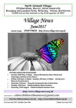 North Cotswolds Village News