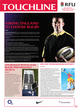 Asking England to Choose Rugby