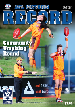 VFL Record 2014 Rnd 5.Indd