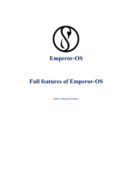 Emperor-OS Full Features of Emperor-OS