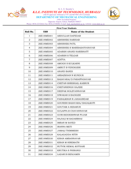 K.L.E. Institute of Technology, Hubballi