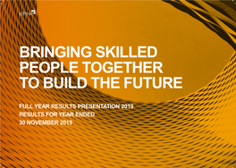 Bringing Skilled People Together to Build the Future