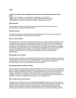 O-083 Towards an Artificial Ovary: Grafting Preantral Follicles On