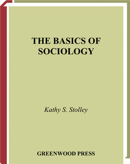 The Basics of Sociology