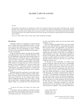 Islamic Laws of Lochia