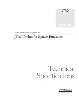 JTAG Probes for Signum Emulators