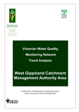 West Gippsland Catchment Management Authority Area