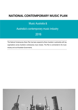 National Contemporary Music Plan