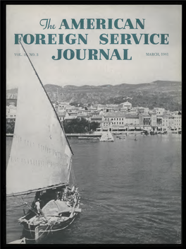 The Foreign Service Journal, March 1941
