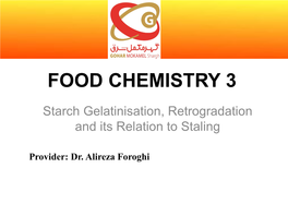 Starch Gelatinization