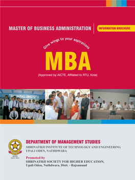 MBA Brochure