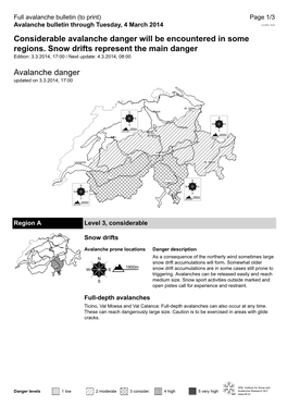 Produkt Der Lawinenwarung