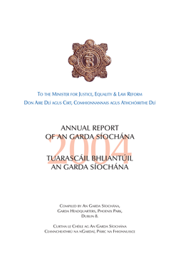 Garda Annual Report 2004