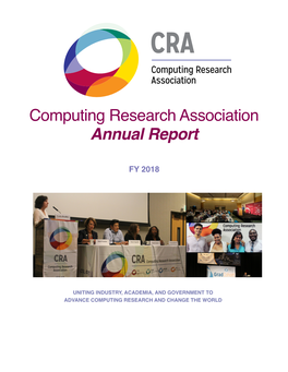 Computing Research Association Annual Report