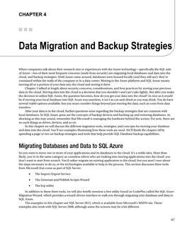 Data Migration and Backup Strategies