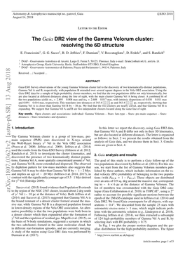 The Gaia DR2 View of the Gamma Velorum Cluster: Resolving the 6D Structure