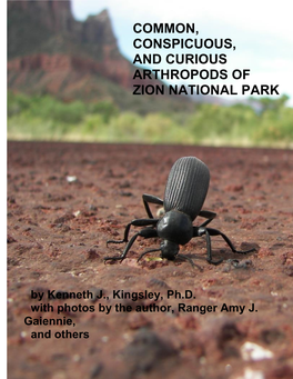 Arthropods of Zion National Park.Pdf
