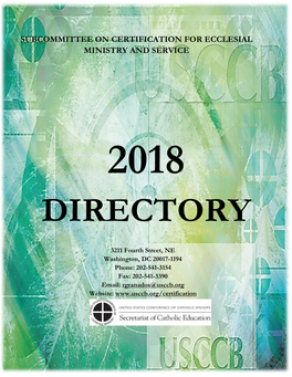 USCCB Certification Directory