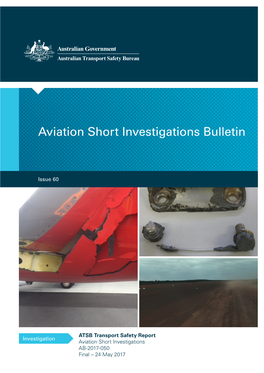 Aviation Short Investigation Bulletin