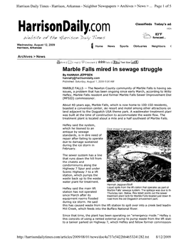 Marble Falls News Article