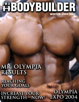 To Advertise in I'm a Bodybuilder Magazine, E-Mail Us At