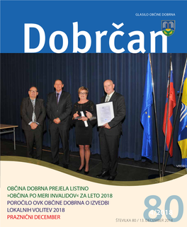 Za Leto 2018 Poročilo Ovk Občine Dobrna