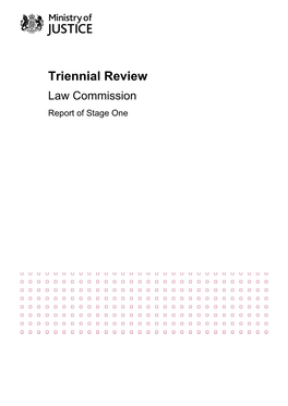 Triennial Review of Law Commission