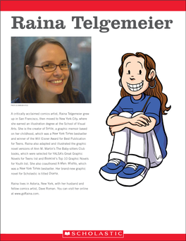 Raina Telgemeier Biography (PDF)