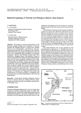 Basement Geology of Taranaki and Wanganui Basins, New Zealand