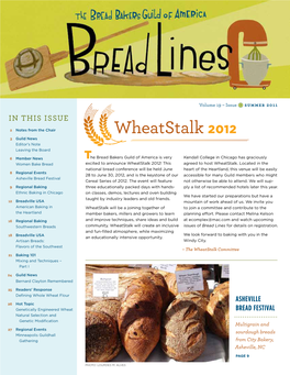 Wheatstalk 2012 3 Guild News Editor's Note Leaving the Board