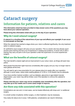 Cataract Surgery