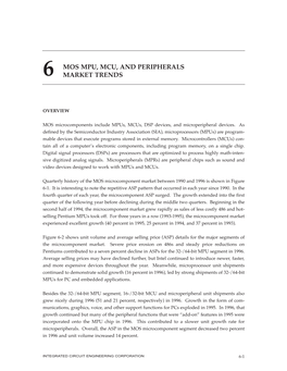 Section 6 MOS MPU, MCU, and Peripherals Market Trends