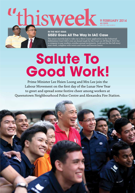 Prime Minister Lee Hsien Loong and Mrs Lee Join the Labour Movement