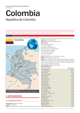 Colombia República De Colombia
