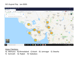 DJ's Gujarat Trip: Jan-2020
