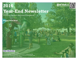 2016 Year-End Newsletter