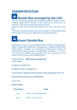 Airport Shuttle Bus