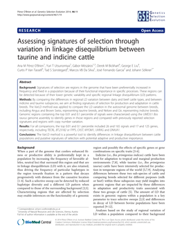 Assessing Signatures of Selection Through Variation in Linkage