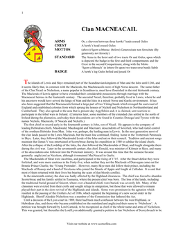 Clan MACNEACAIL